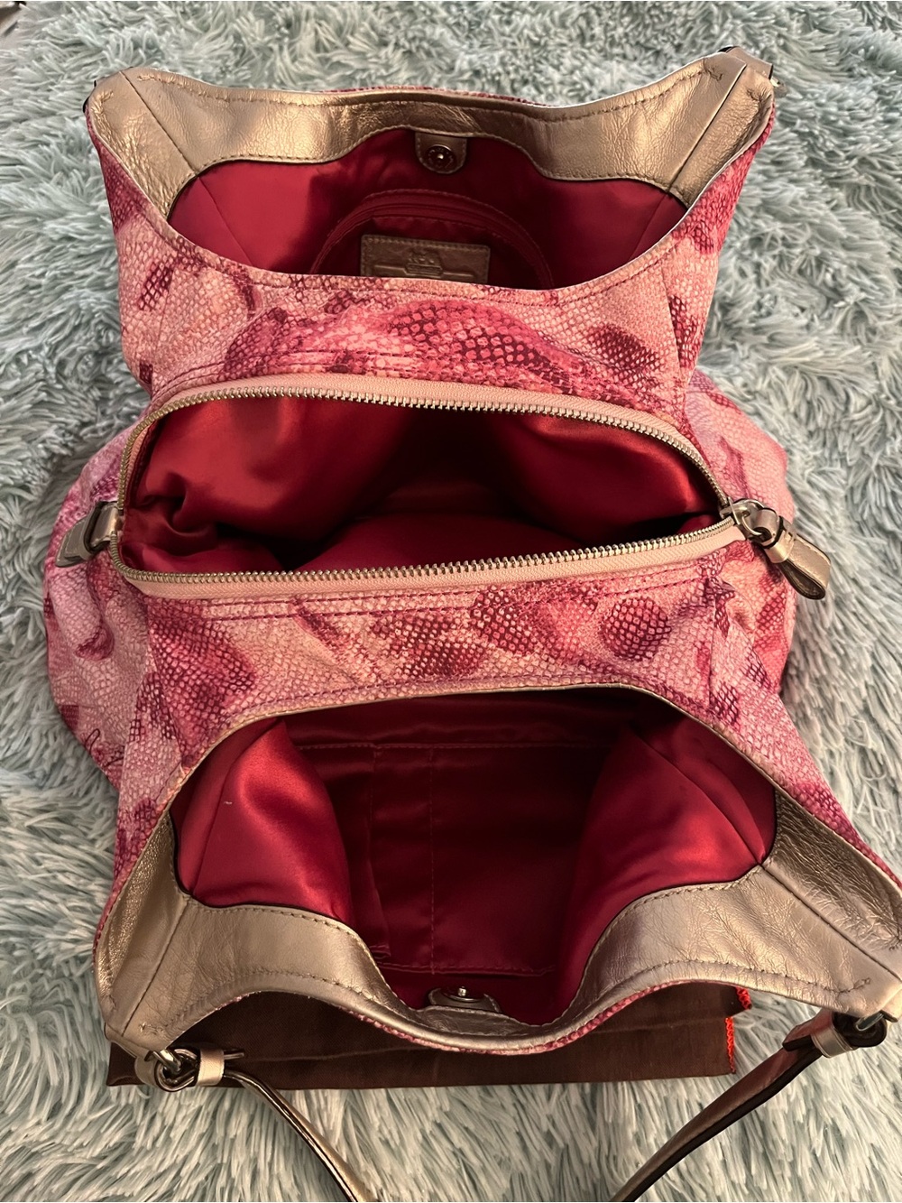 Coach Rare Limited Edition Madison Floral Rose Maggie Hobo/ Shoulder Bag EUC - Picture 11 of 16